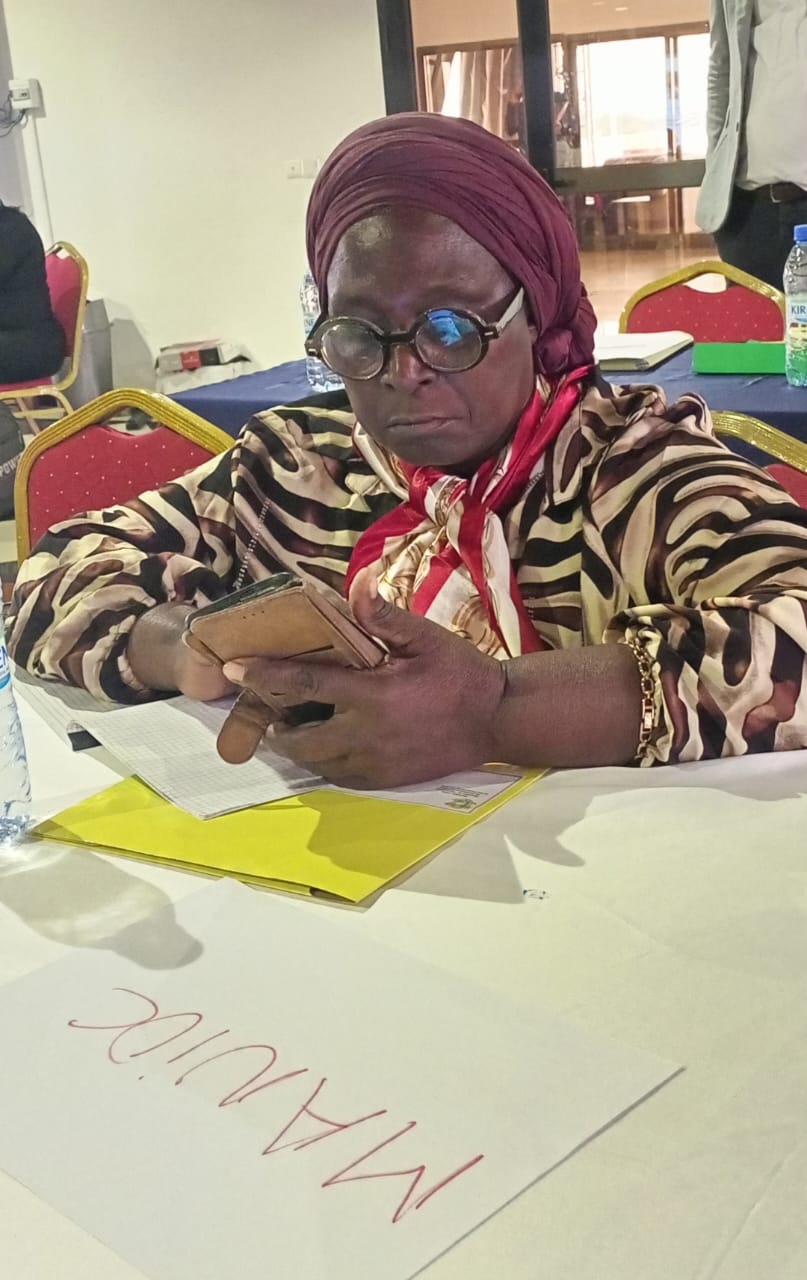 Nos braves mamans des filières KARITE ET MANGUES présentes à l'atelier des OIA à Yamoussoukro