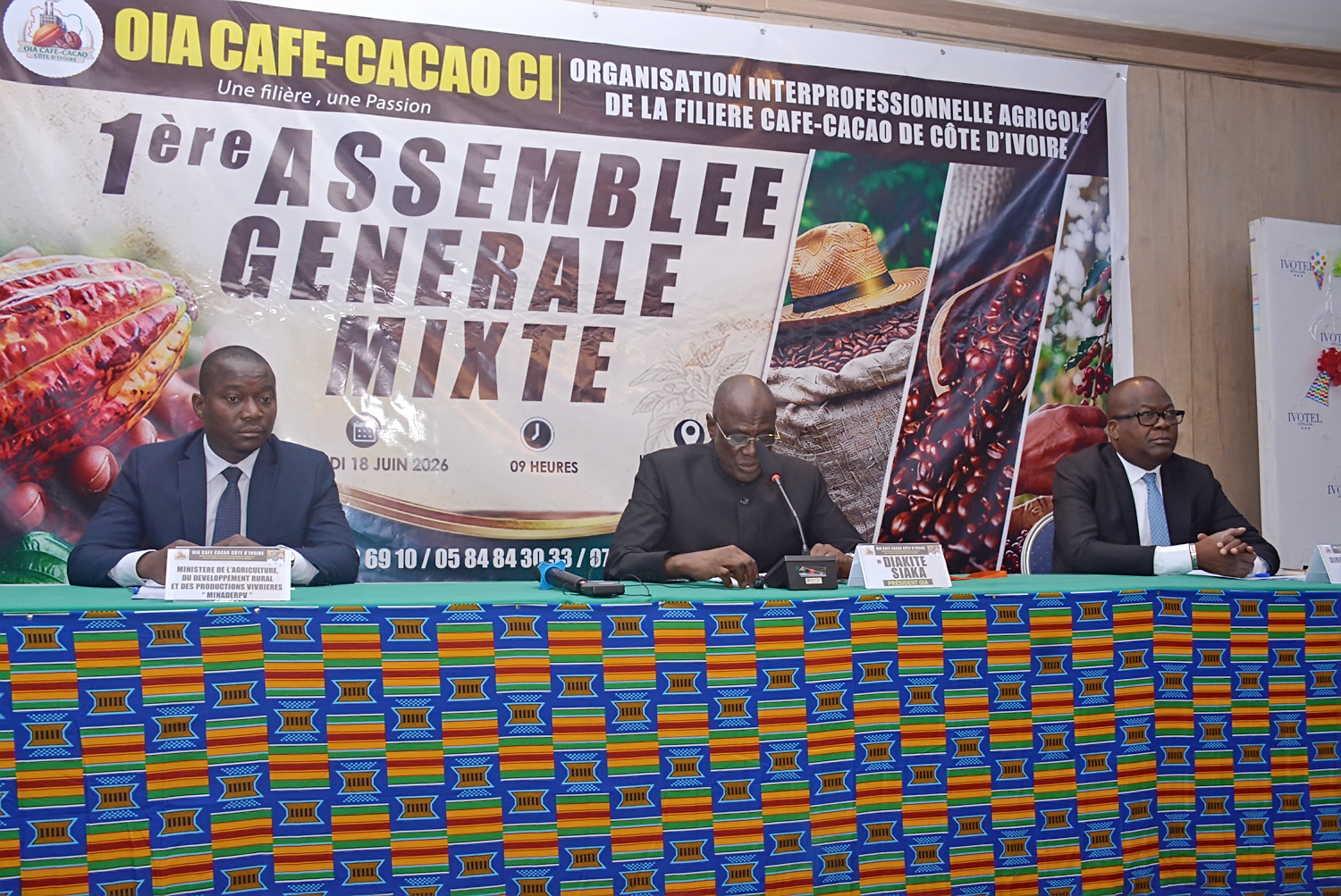 ASSEMBLÉE GÉNÉRALE MIXTE · 18 JUIN 2026 · IVOTEL HÔTEL, ABIDJAN L'AG EN IMAGE -  Partie 1/3
